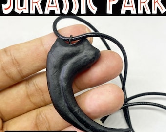 Handmade Custom Jurassic Park Jurassic World Velociraptor Claw Necklace Pendant Replica