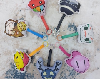 Custom Handmade Plush Doll Bagcharm Roblox Forsaken Character