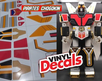 Decals Sticker Replacement Dx vintage Jet Garuda Robot Super Sentai Jetman