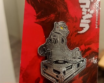 Diecast Pin DJ Mecha Godzilla