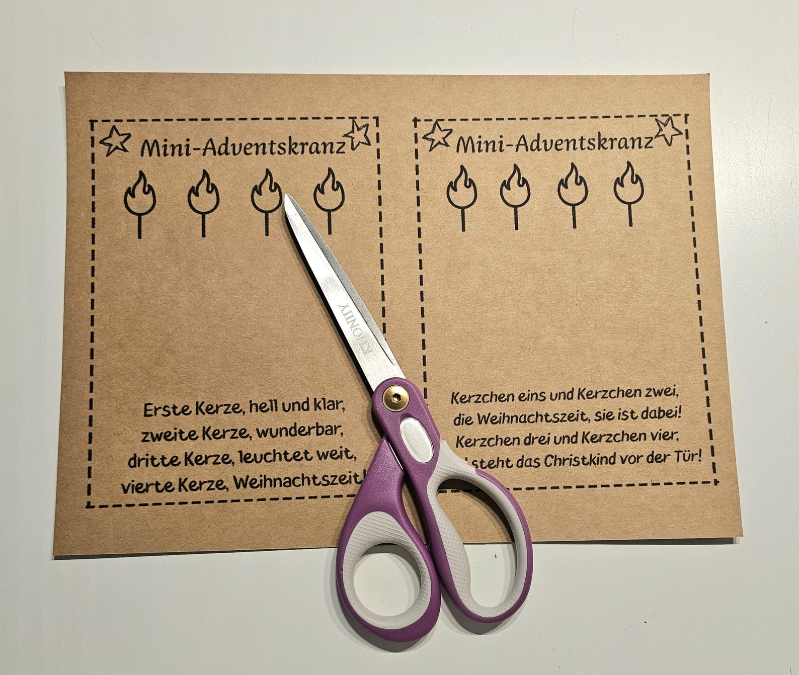 Printable Mini Advent Wreath Template PDF Format Advent Craft