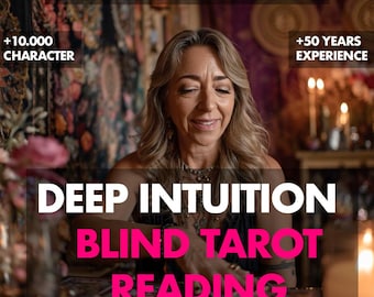Lectura de Tarot a Ciegas, Lectura Psíquica Intuitiva, Lectura de Tarot Sin Preguntas (PDF), Lectura de Energía Espiritual, Guía General del Tarot