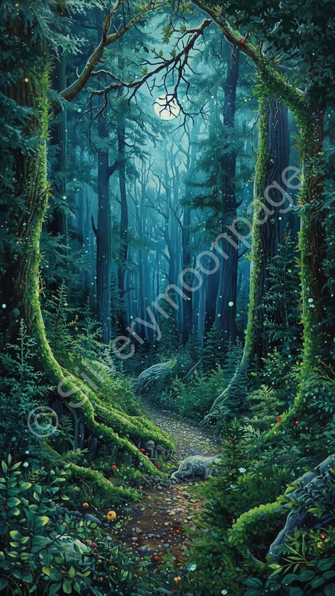 Enchanted Forest Digital Art Pack | 20 AI Fantasy Images (digital ...