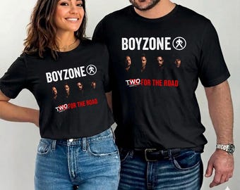 Boyzone One For The Road Tour T-Shirt, Retro Band Style Tee, Music Fan Shirt, Unisex Graphic T-Shirt, Concert Inspired Gift for Fans
