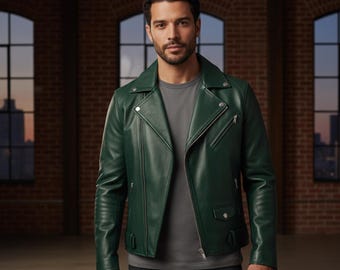 Unisex Lined Biker Jacket Sewing Pattern | Asymmetrical Zipper (PDF)