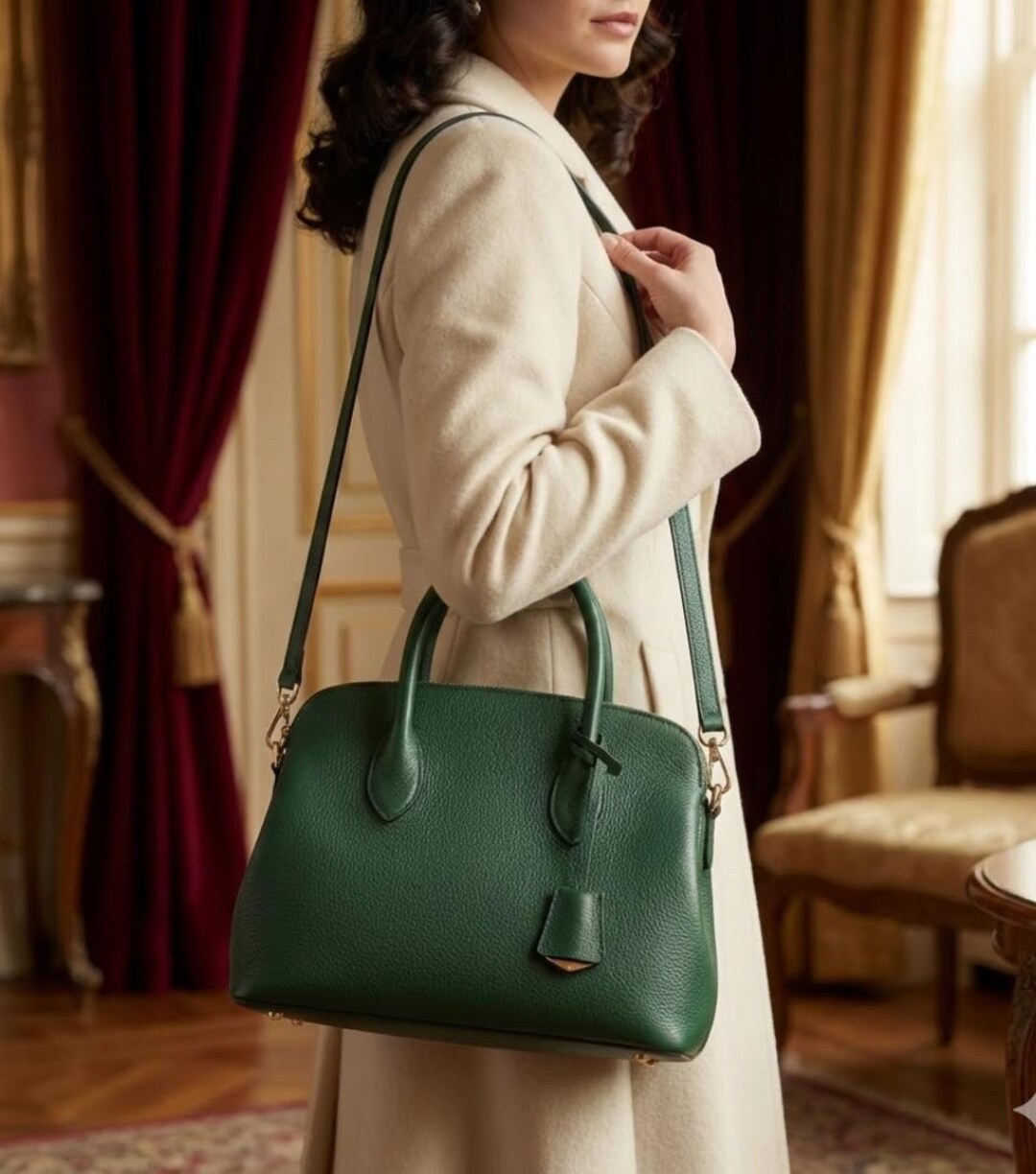 Leather Tote Bag Sewing Pattern | Structured Zipper Handbag PDF Pattern ...