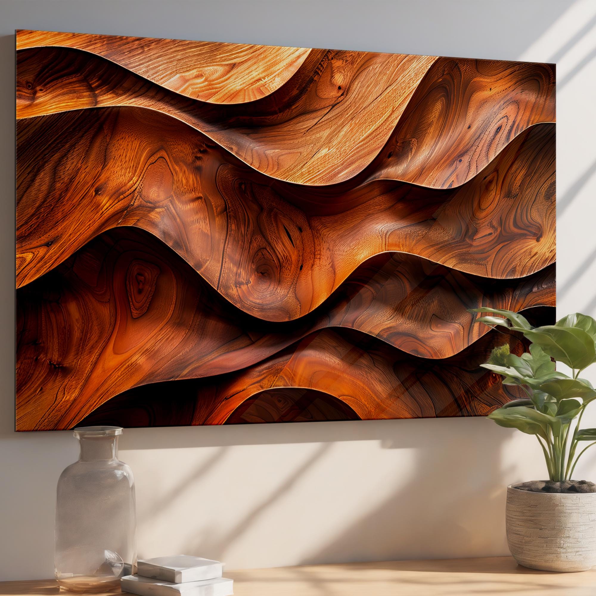 Wave wood wall sculpture - Etsy 日本