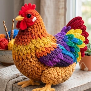 May include: A set of three ceramic mugs with a speckled, cream-colored glaze. Each mug features a different hand-painted floral design in shades of blue, green, and yellow. The mugs have a simple, rounded shape and a comfortable handle.