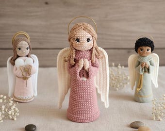 Cupid Angel Crochet Pattern, Valentine Amigurumi Doll (PDF Pattern)