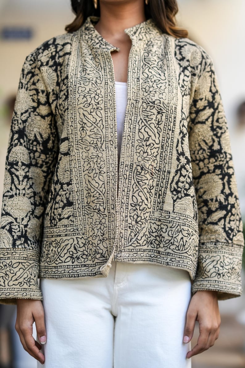 handloom jacket
block print jacket
cotton ethnic jacket
boho women jacket
handmade jacket
artisan clothing
sustainable jacket
indian handloom
slow fashion wear
ethnic outerwear
cotton boho jacket
women layering jacket
eco fashion women