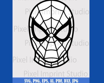 Spiderman Vector SVG PNG | Superhero SVG Design | Cricut Silhouette Cut File