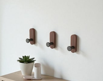 Self-adhesive wall hooks, modern coat hooks for the wall, wall hooks without drilling, hooks for keychains, decoration for hallway & entrance
