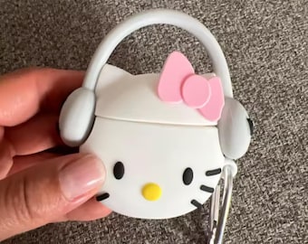 Kitty Cat Airpod Case, Cartoon Headset Earphone Case, For Airpod Pro 3, Airpod 1 2 3 4 Pro 2