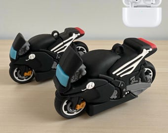 Motorcycle Airpod Case, Bike Theme Earphone Case, Airpod Pro 3 Case, For Airpod 1 2 3 4 Pro 2