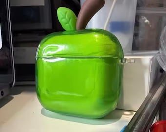 Apple Shape Airpod Case, Silcone Case With Pendant, Airpod Pro 3 Case, For Airpod 1 2 3 4 Pro & Pro 2