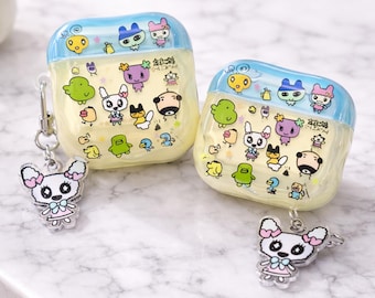 Cartoon Theme Airpod Case, Cute Charm Earphone Case, For Airpod 1 2 3 4 Pro 2, Gift For Her