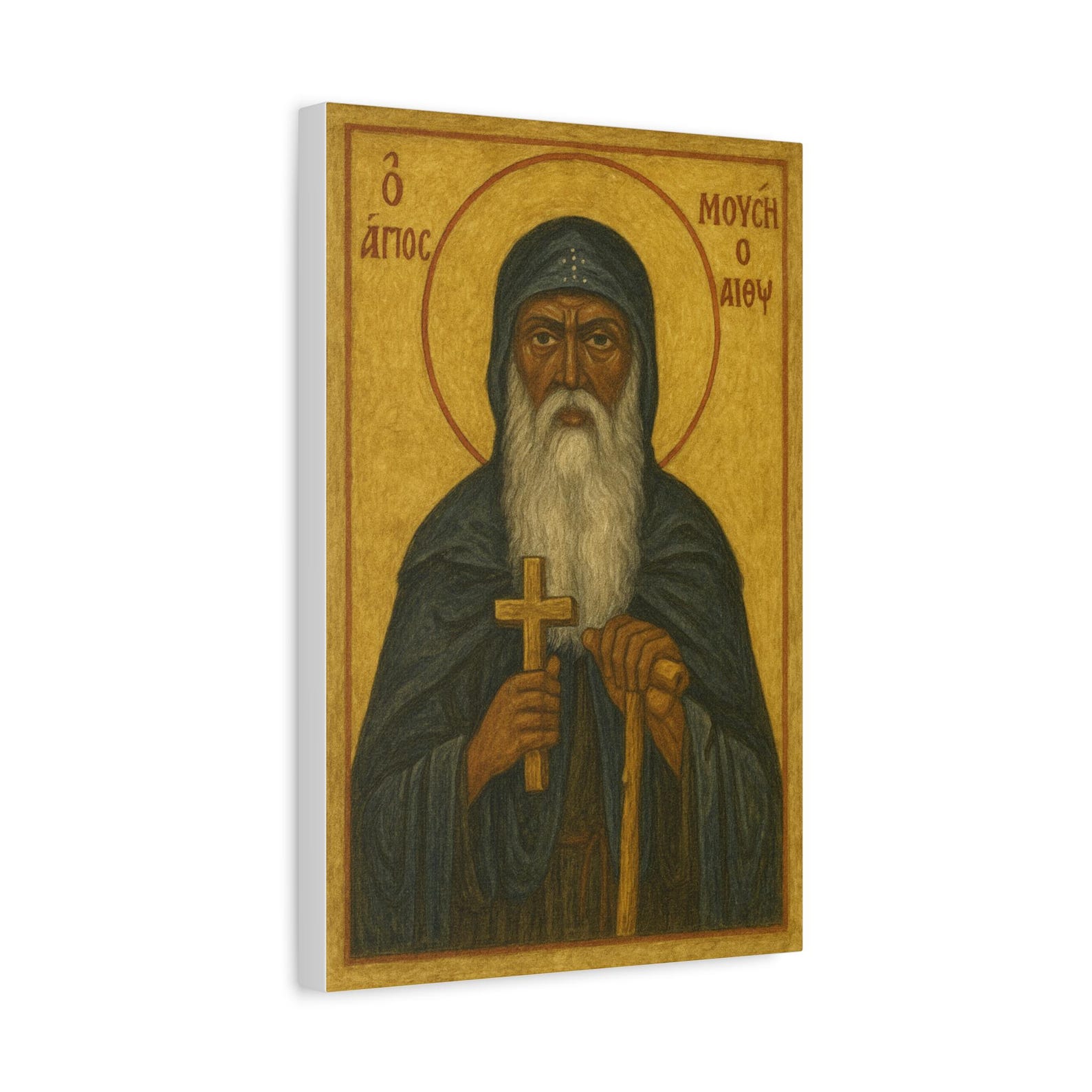 St Moses the Black Icon | Orthodox Christian Digital Download | Desert ...
