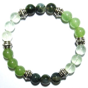 CROHN'S DISEASE SUPPORT 8mm Crystal Intention Stretch Bead Bracelet ...