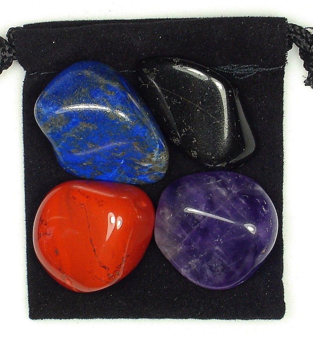 EPILEPSY SUPPORT Tumbled Crystal Healing Set 4 Gemstones With