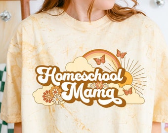 Homeschool Mom Shirt | Homeschool Teacher Shirt | Back to School Shirt | Retro Homeschool Shirt - Homeschool Mama