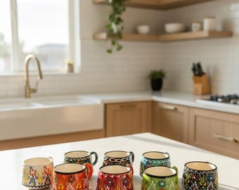 Hand-Painted Ceramic Coffee Mug