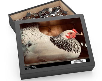Rompecabezas de gallina de Delaware / Rompecabezas de animales de granja de pollos