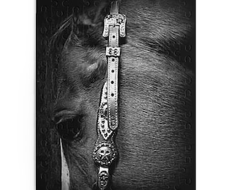 Rompecabezas del caballo de brida occidental