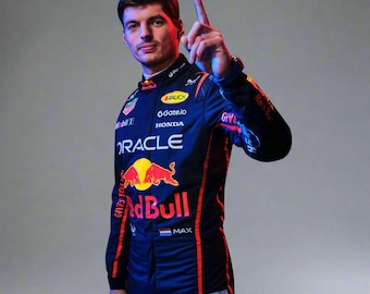 Traje de karting personalizado Cordura 600D - Traje rojo sublimado Verstappen