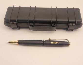 Personalized Black Bullet Pen