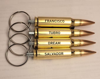 Personalized bullet bottle opener keychain   hkc