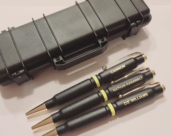 Personalized Bullet Pen, Neon Green, Construction Gift