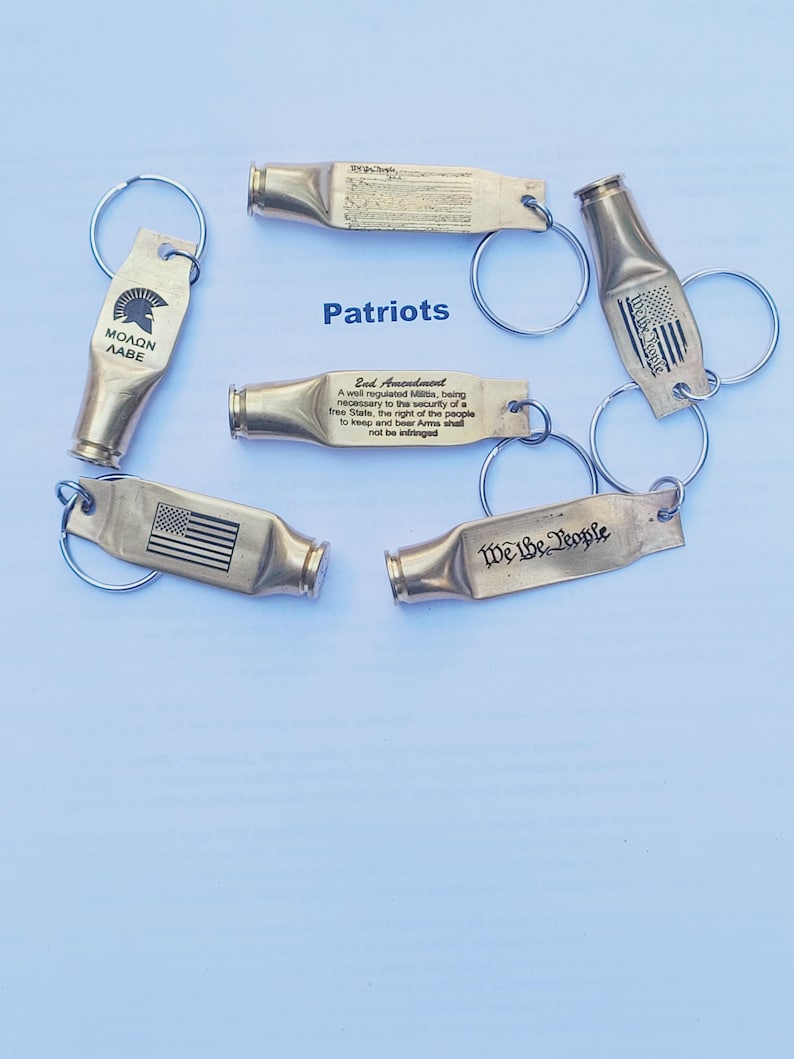 Bullet Casing Keychain Engraved hkc Bild 9