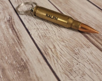 Custom engraved 308 small caliber bullet bottle opener Keychains (from 1-10 openers)  Fathers day gift for men wtp