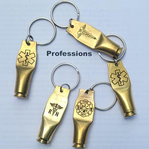 Llavero con casquillo de bala grabado, regalo para hombre, HKC imagen 4