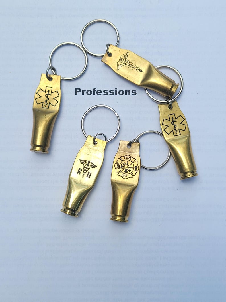 Bullet Casing Keychain Engraved hkc Bild 7