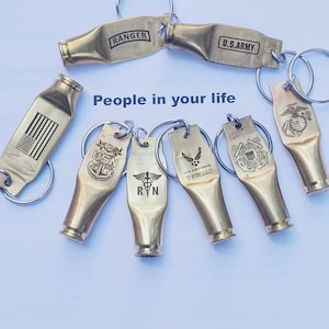 Bullet Casing Keychain Engraved hkc Bild 11