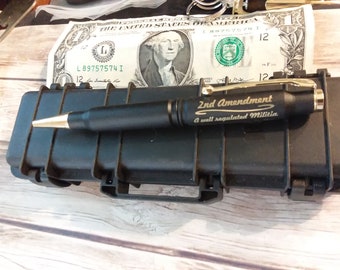 2nd Amendment bullet pen gift for men HKC
