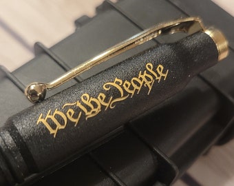 Flat Black We The People 308 bullet pen Fathers Day gift for men