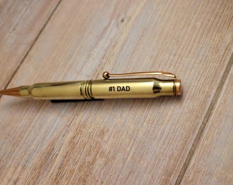 308 Caliber raw brass bullet pen