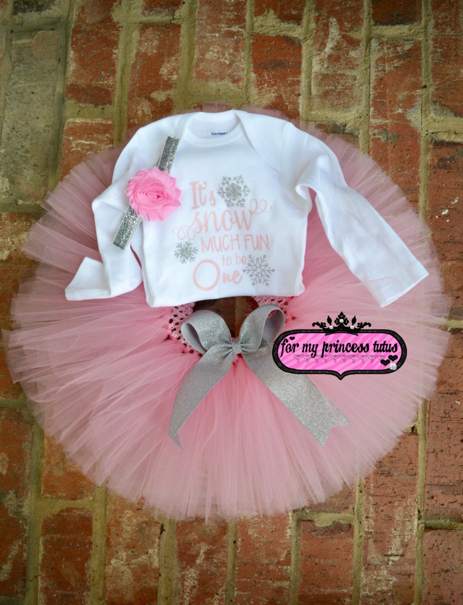 First Birthday Winter Outfit Snow Much Fun outfit baby girl Etsy