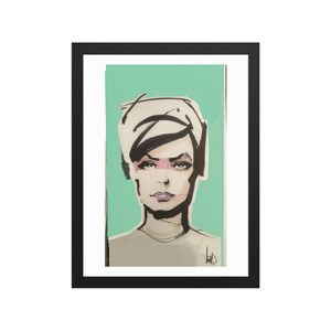 60's Chic Framed poster