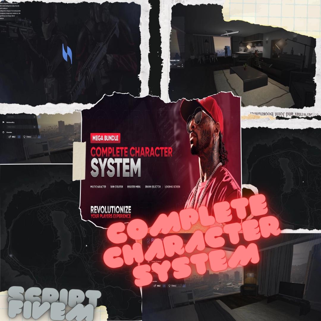 Fivem Complete Character System | Multi-character, Registration Menu ...