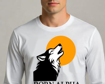Alpha Male Shirt: Show Your competitve Gaming spirit with This Wolf Leader Tee