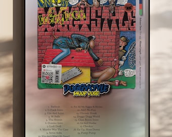 8PCS Vintage Snoop Dogg Rap Poster, Retro Snoop Dogg Posters