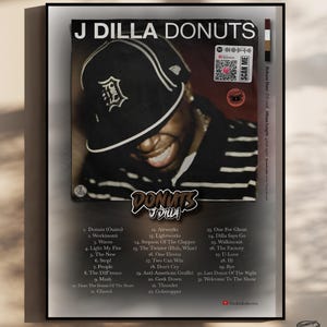 J Dilla Ruff Draft Album Cover Poster | Hip-hop Wall Art Print