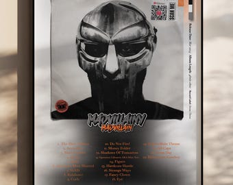 MF DOOM - Madvillainy - Digital Album Art Poster Download - Etsy