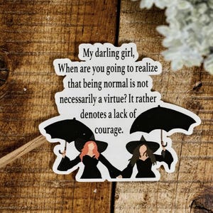 Courageous Witches Waterproof Sticker, Laptop Decal