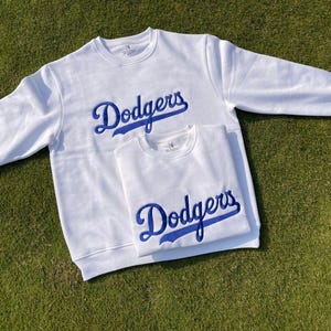 Los Angeles Baseball LA Sweatshirt, Embroidered Baseball Fan Apparel 80/20 gentle to skin