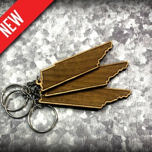 Tennessee State Keychain