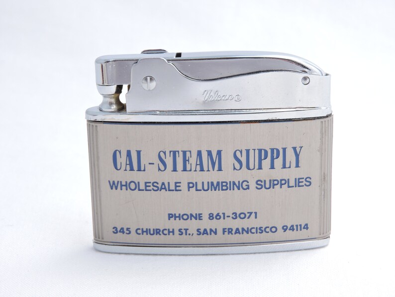 Vintage 1971 CalSteam Supply Advertising Lighter with San Etsy